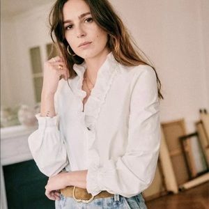 Sezane Vera ruffle